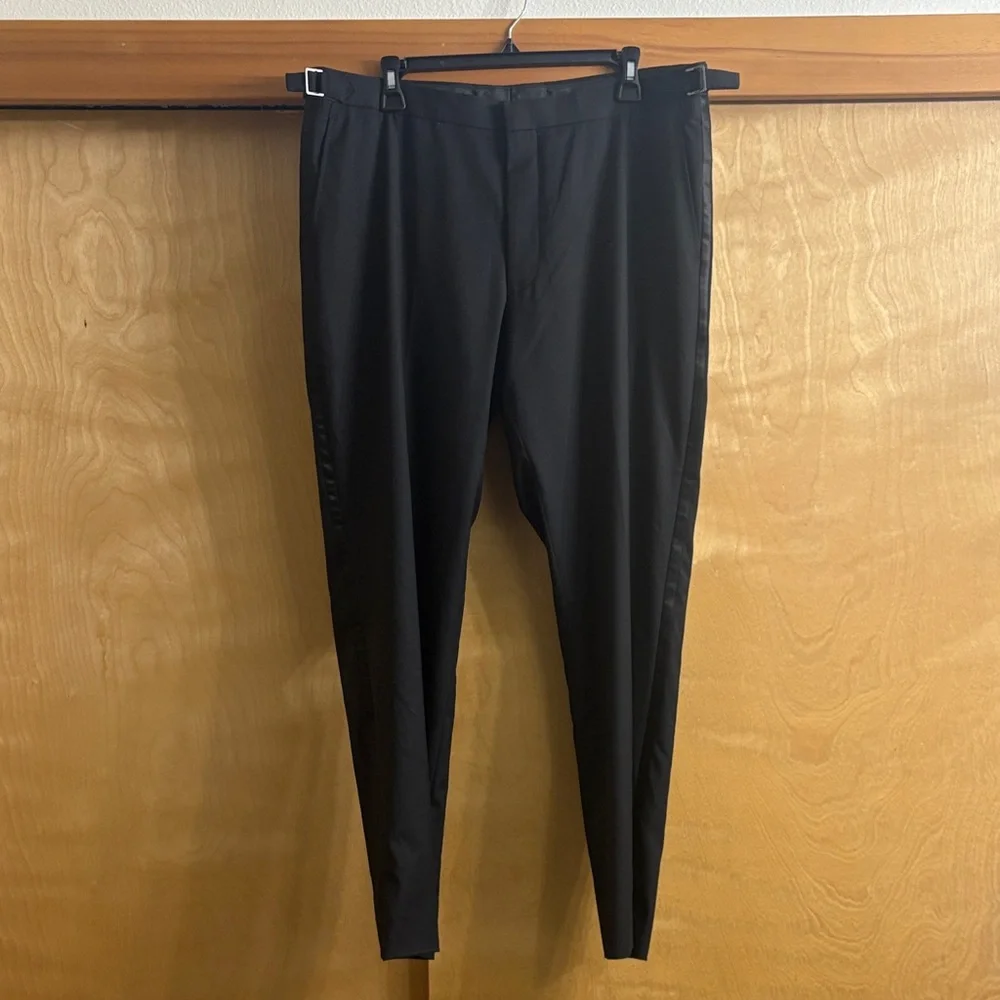 Alton Lane Tailored Fit Black Dress Pants Size 36